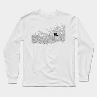 Hidden Black Cat Long Sleeve T-Shirt